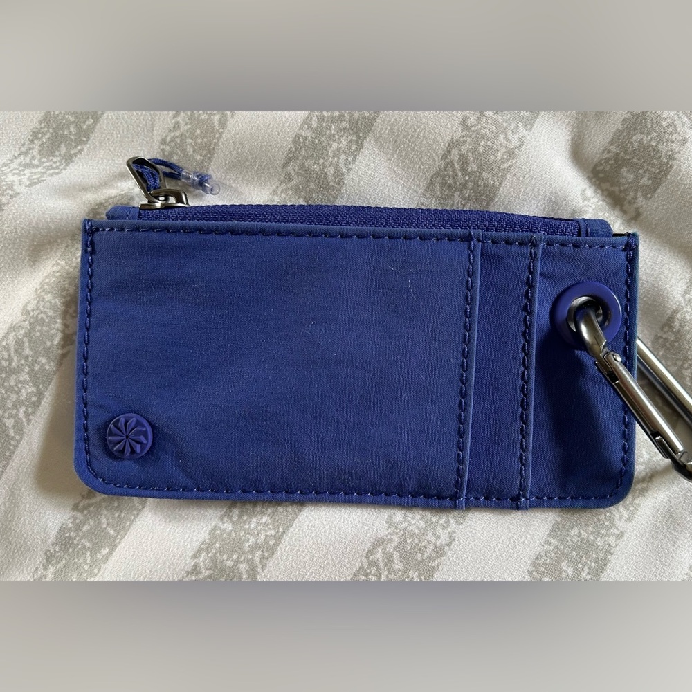 Like new!! Athleta Coffee Run Wallet- Royal Blue